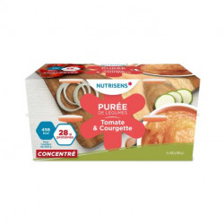 Purées de légumes hyperprotéinées hypercaloriques