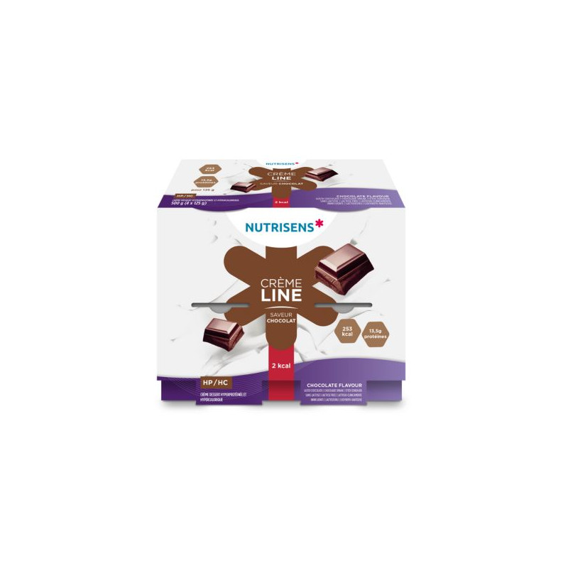 Boisson Lactée Hyperprotéinée Nutrisens Saveur Café - 4 Briques De 200ml - 2 Kcal - Neuf